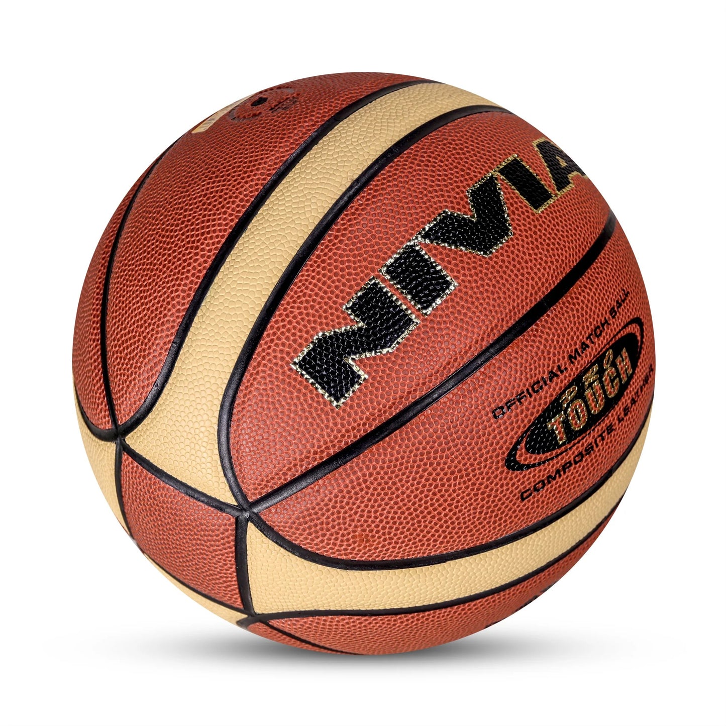 Nivia Pro Touch Basketball Size 7 - FIBA Standard Microfiber PU Basketball