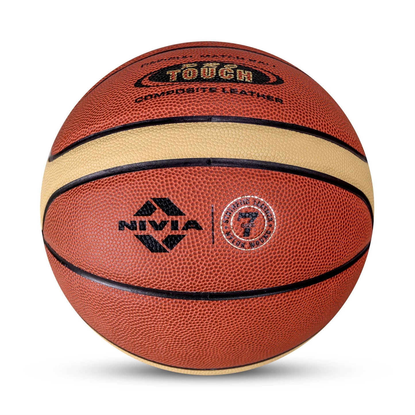 Nivia Pro Touch Basketball Size 7 - FIBA Standard Microfiber PU Basketball