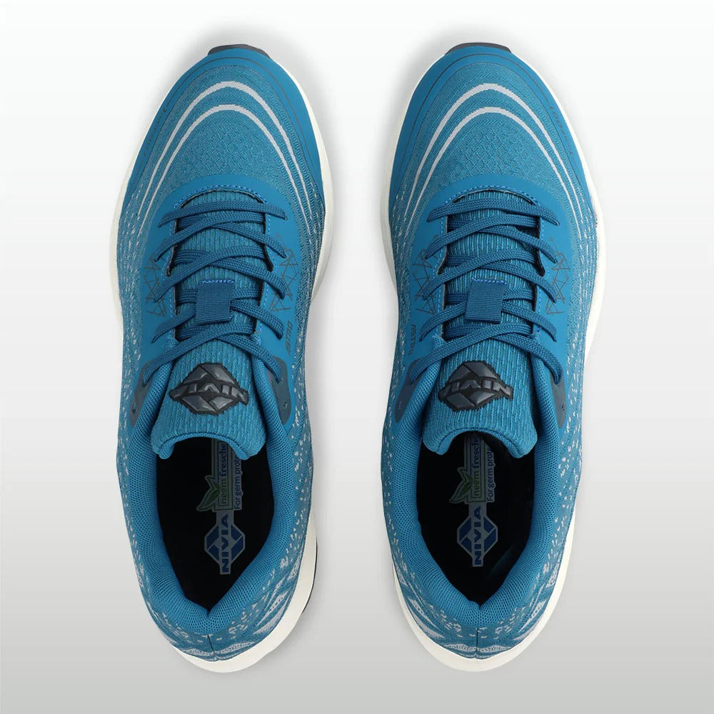 Nivia Astro Training Shoes for Men | Breathable Knit Gym Shoes with Duofoam Midsole & Rubber Outsole