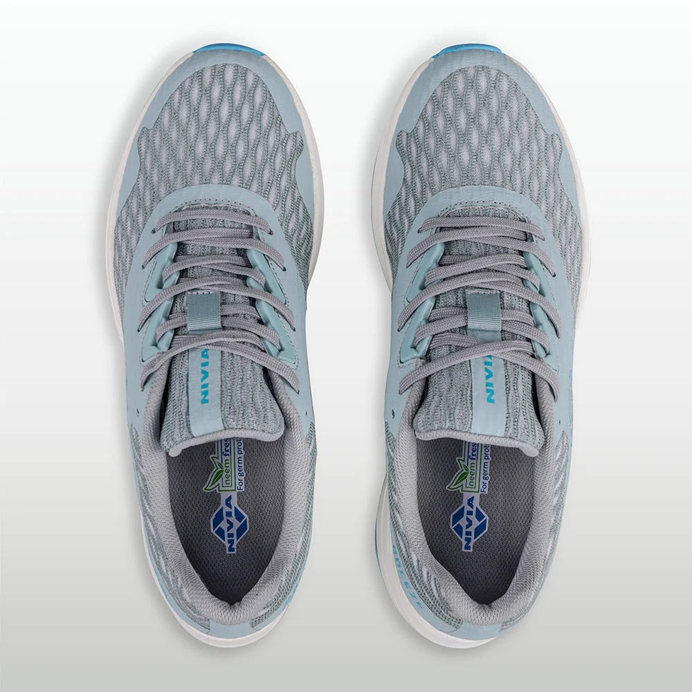 Nivia Breeze Training Shoes for Men | Breathable Knit Gym Shoes with Duo Foam Midsole & Flexipro Rubber Outsole