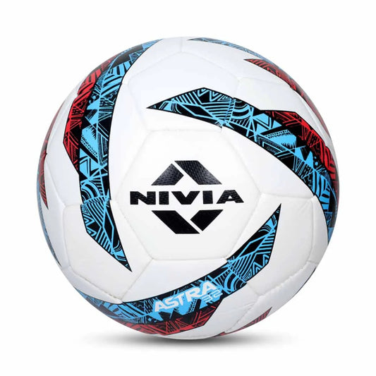 Nivia Astra-32 Football Size 5 - FIFA Basic Training Ball | TPU Power Stitched Football
