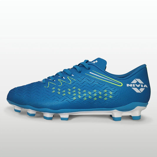Nivia Nitro Football Shoes for Men - TPU Stud Sole | Firm Ground Football Boots