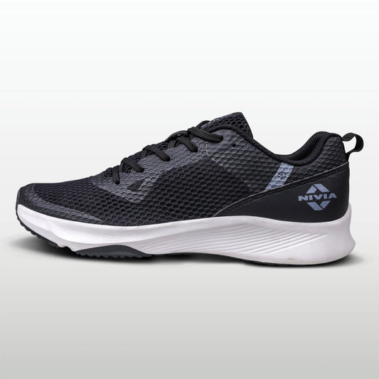 Nivia Hawks 2.0 Training Shoes for Men | Breathable Mesh Gym Shoes with Duofoam Midsole & Flexipro Rubber Outsole