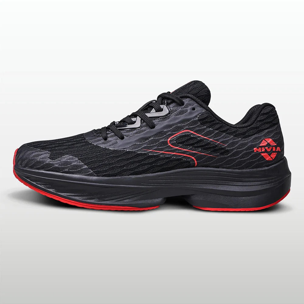 Nivia Breeze Training Shoes for Men | Breathable Knit Gym Shoes with Duo Foam Midsole & Flexipro Rubber Outsole