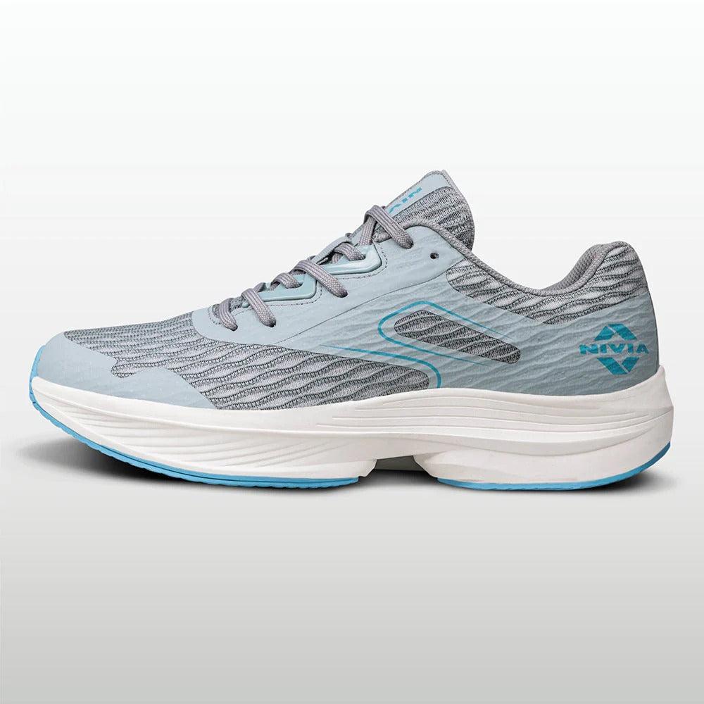 Nivia Breeze Training Shoes for Men | Breathable Knit Gym Shoes with Duo Foam Midsole & Flexipro Rubber Outsole