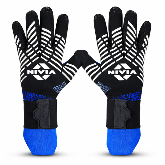 Nivia Shastra Goalkeeper Gloves for Men & Women - Latex Palm | Match & Training Gloves