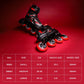 Nivia Speed 80 Inline Skates for Adults - Adjustable Roller Skates with 84mm PU Wheels