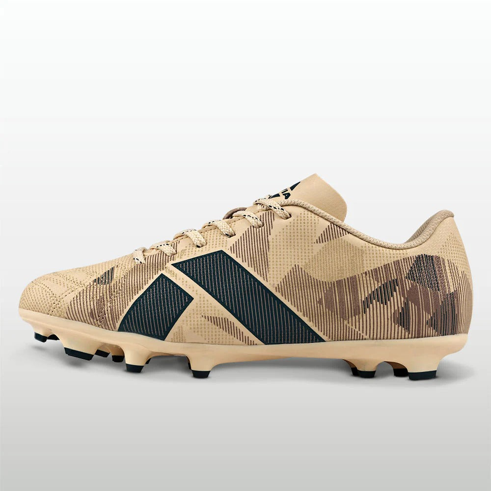 Nivia Encounter Football Studs for Men | Synthetic Leather Football Boots with Dual-Colour TPU Sole | Multi-Ground Football Shoes