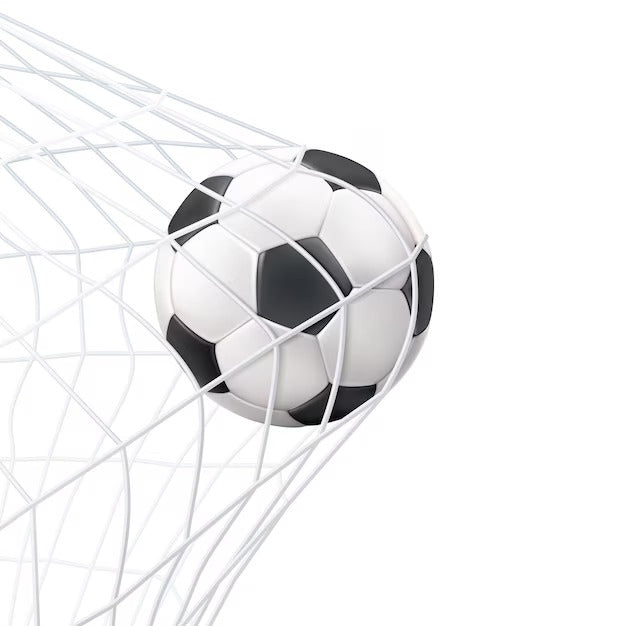 Nivia Football Goal Net | PE Material | Standard 24 × 8 ft Football Net | 12.5 cm Square Mesh | Weather Resistant