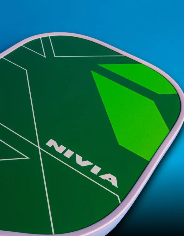 Nivia K-500 Pickleball Paddle - Fibreglass Surface with Cushion Grip & Paddle Cover