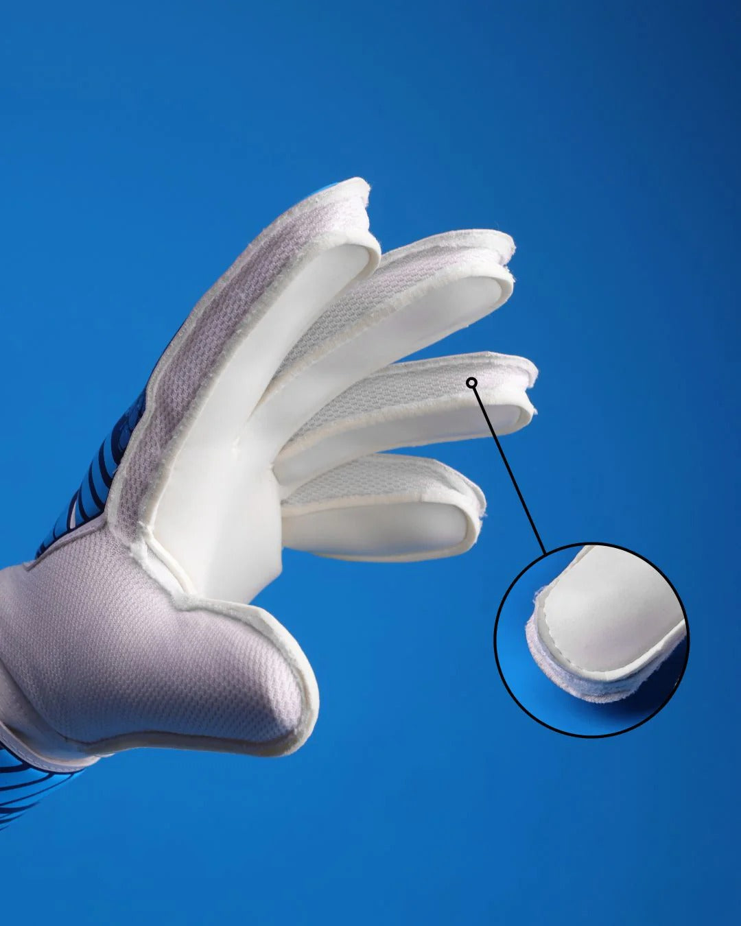 Nivia Encounter Goalkeeper Gloves | 2.5 mm Soft Airfit Latex Palm | Positive Cut Football Goalkeeper Gloves