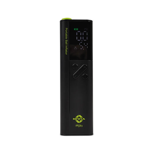 Nivia AirPro Portable Electric Ball Inflator - 18 PSI Digital Air Pump with USB-C Charging