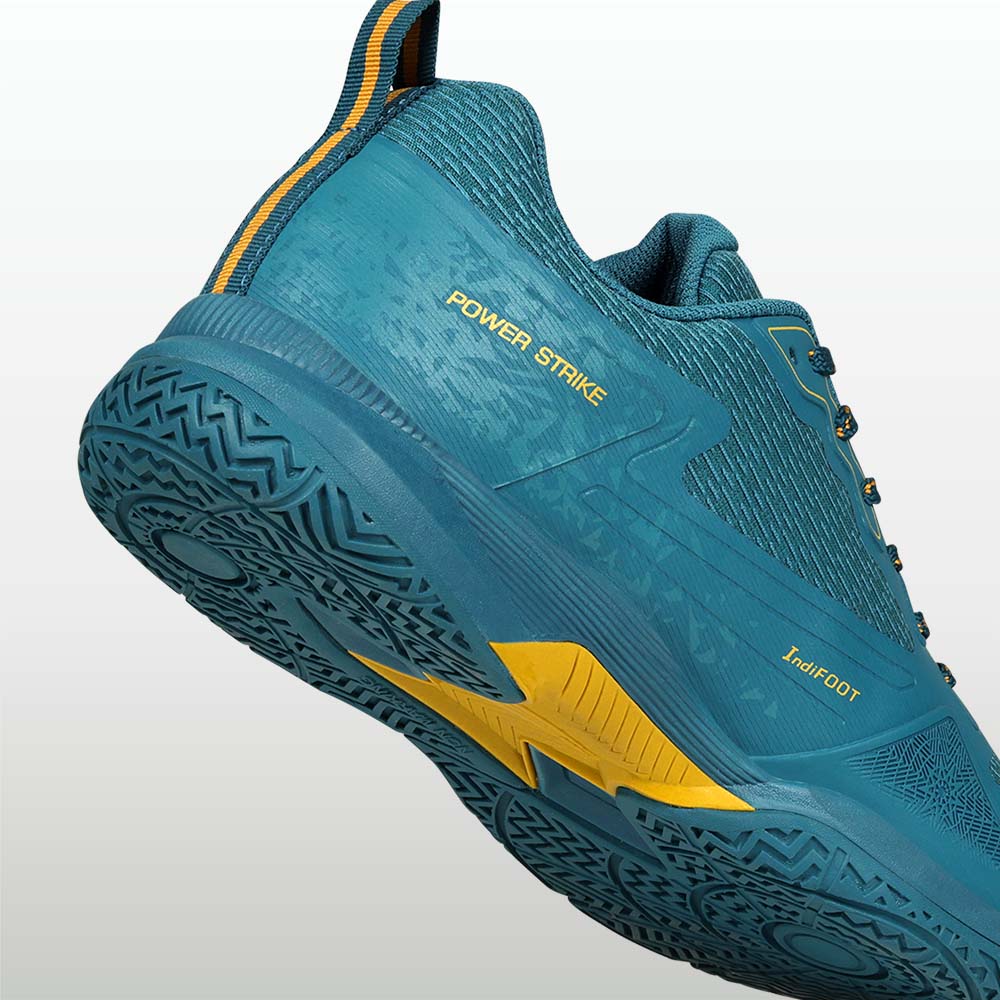 NIVIA Powerstrike 4.0 Badminton Shoes | Lightweight Court Shoes with Duofoam Cushioning, TPU Support & Non-Marking Sole - Best Price online Prokicksports.com