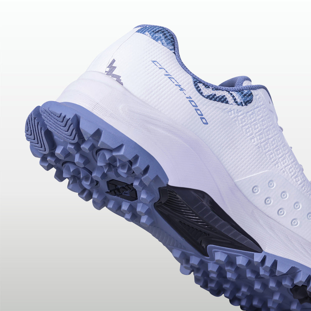 NIVIA CRICK-1000 2.0 Cricket Shoes Rubber | Breathable Cricket Shoes with TPU Fusion Upper, PU Cushioning & High-Traction Rubber Sole - Best Price online Prokicksports.com
