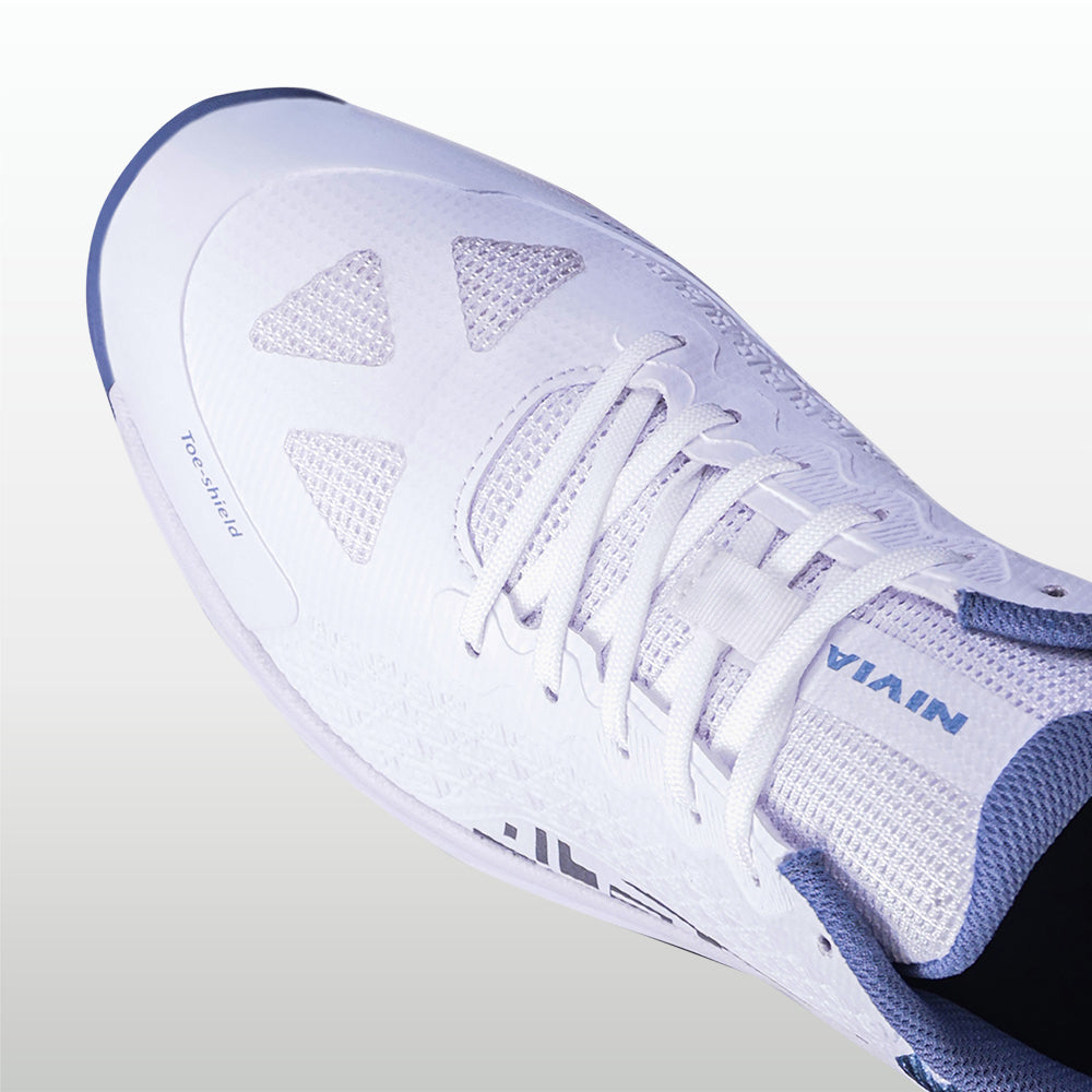 NIVIA CRICK-1000 2.0 Cricket Shoes Rubber | Breathable Cricket Shoes with TPU Fusion Upper, PU Cushioning & High-Traction Rubber Sole - Best Price online Prokicksports.com