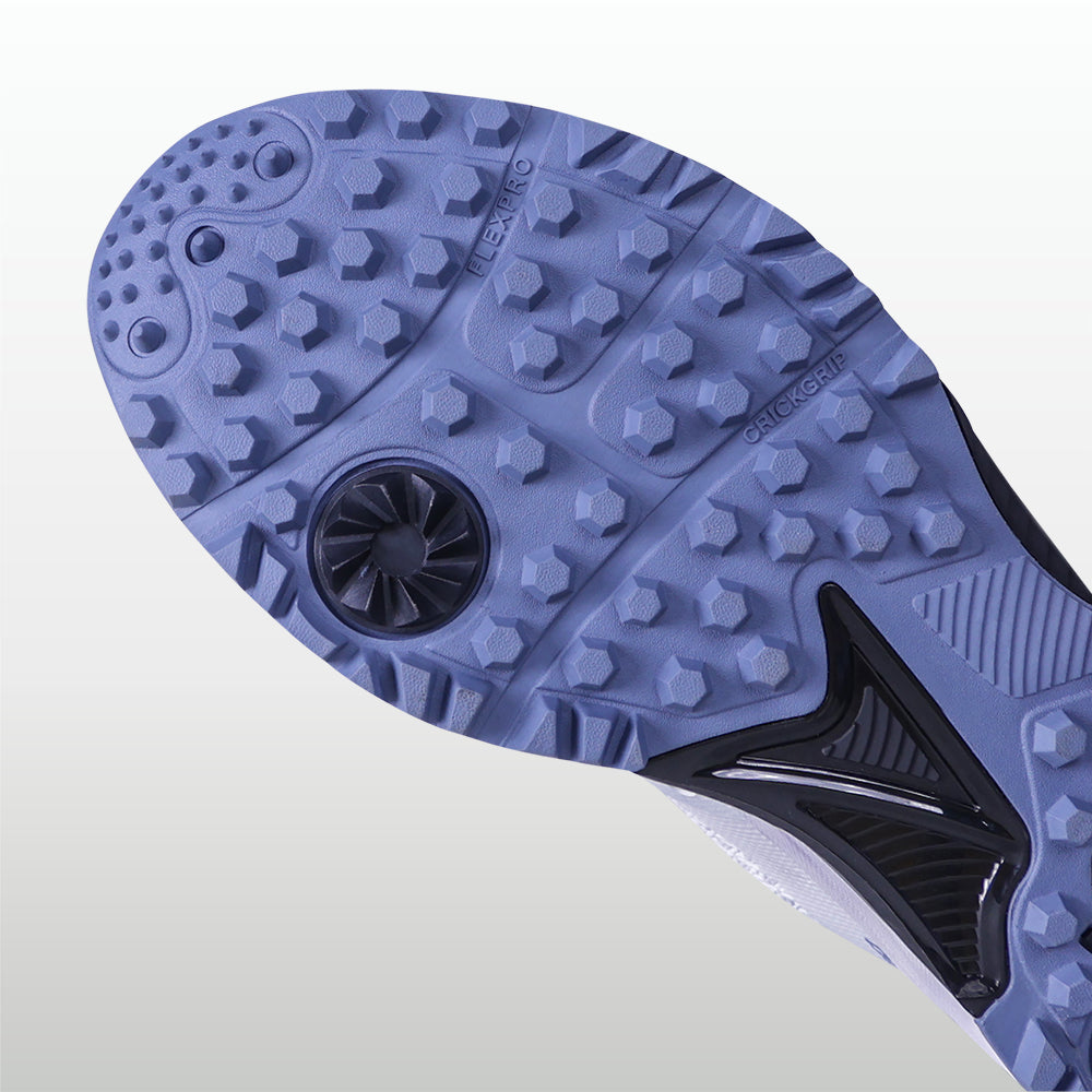 NIVIA CRICK-1000 2.0 Cricket Shoes Rubber | Breathable Cricket Shoes with TPU Fusion Upper, PU Cushioning & High-Traction Rubber Sole - Best Price online Prokicksports.com