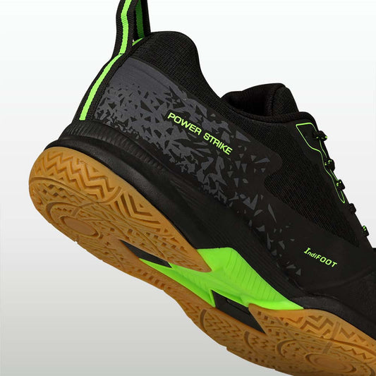 NIVIA Powerstrike 4.0 Badminton Shoes | Lightweight Court Shoes with Duofoam Cushioning, TPU Support & Non-Marking Sole - Best Price online Prokicksports.com