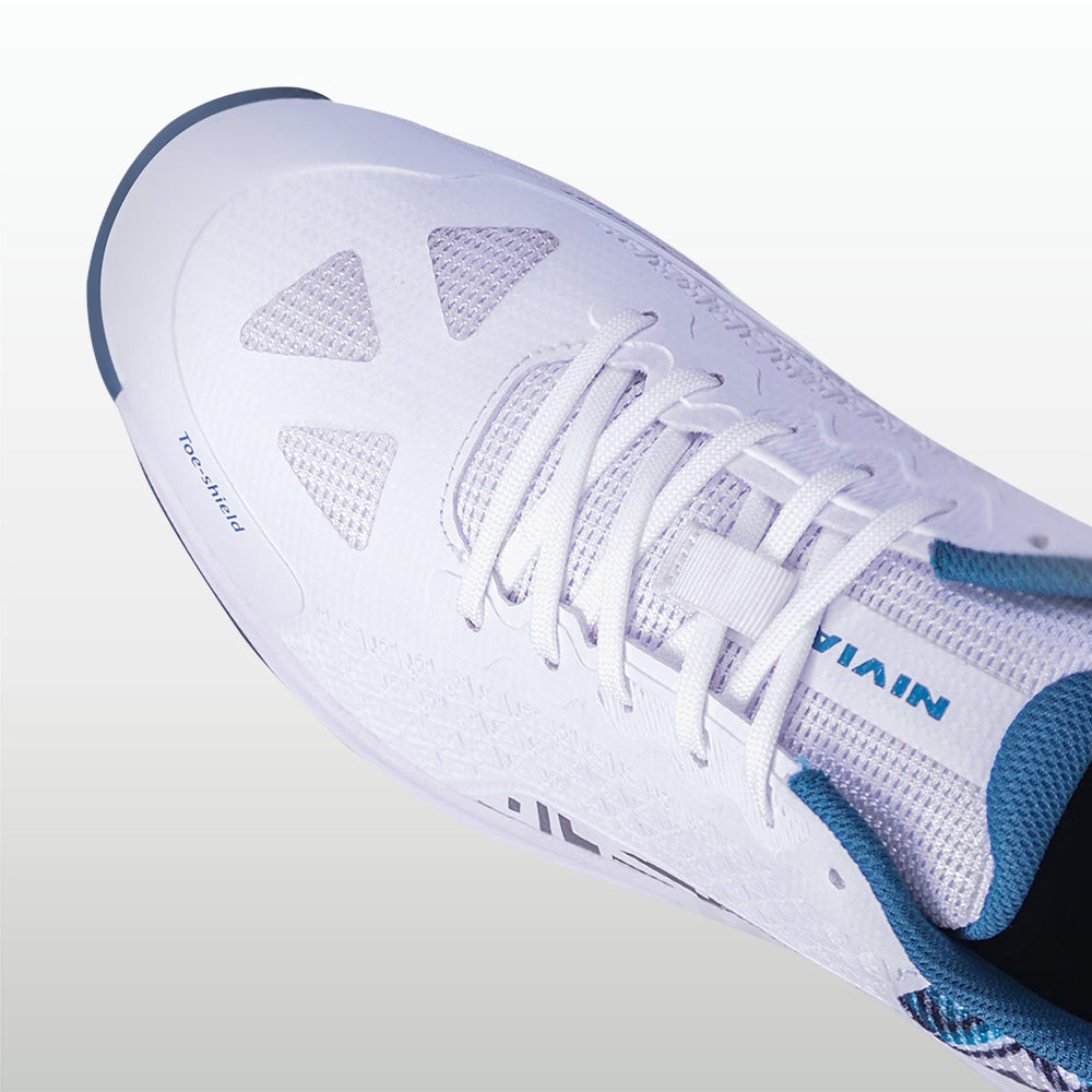 NIVIA CRICK-1000 2.0 Cricket Shoes Rubber | Breathable Cricket Shoes with TPU Fusion Upper, PU Cushioning & High-Traction Rubber Sole - Best Price online Prokicksports.com