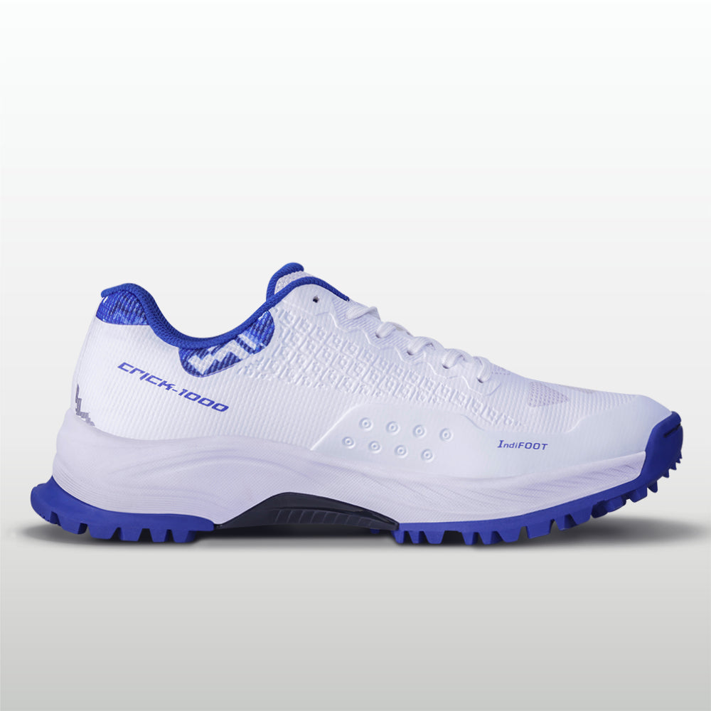NIVIA CRICK-1000 2.0 Cricket Shoes Rubber | Breathable Cricket Shoes with TPU Fusion Upper, PU Cushioning & High-Traction Rubber Sole - Best Price online Prokicksports.com