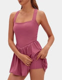 Berry Tennis Dress