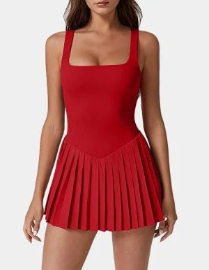 Berry Tennis Dress
